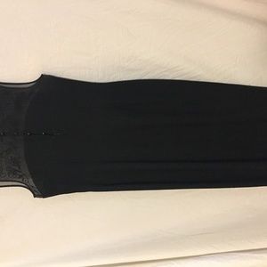 Black beaded Cocktail Dress Size 16